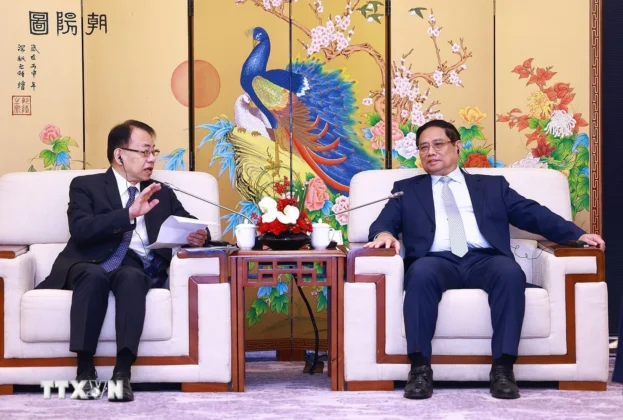 Thủ tướng Phạm Minh Ch&iacute;nh tiếp &ocirc;ng Asakawa Masatsugu, Chủ tịch Ng&acirc;n h&agrave;ng Ph&aacute;t triển ch&acirc;u &Aacute; (ADB).