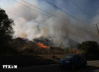 Mỹ: Hơn 100 ngôi nhà bị thiêu rụi do cháy rừng Mountain Fire
