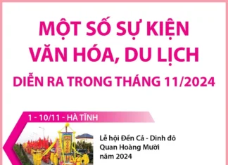 Một số sự kiện văn hóa, du lịch diễn ra trong tháng 11