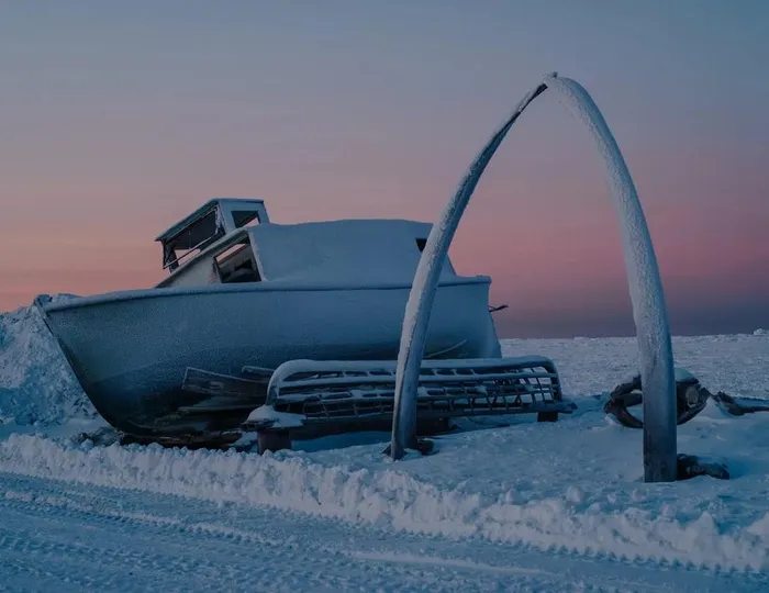 Thời tiết lạnh giá tại thị trấn Utqiagvik. 