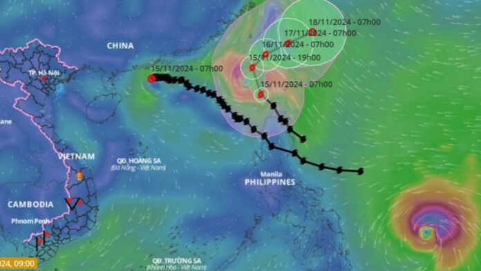 Bão Usagi khả năng vào Biển Đông hôm nay, trở thành bão số 9 Bão Usagi khả năng vào Biển Đông hôm nay, trở thành bão số 9