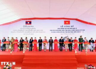 Khai trương cặp cửa khẩu quốc tế Lóng Sập-Pa Háng Khai trương cặp cửa khẩu quốc tế Lóng Sập-Pa Háng