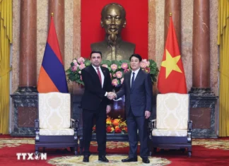 Chủ tịch nước Lương Cường tiếp Chủ tịch Quốc hội Armenia Alen Simonyan Chủ tịch nước Lương Cường tiếp Chủ tịch Quốc hội Cộng hòa Armenia Alen Simonyan.