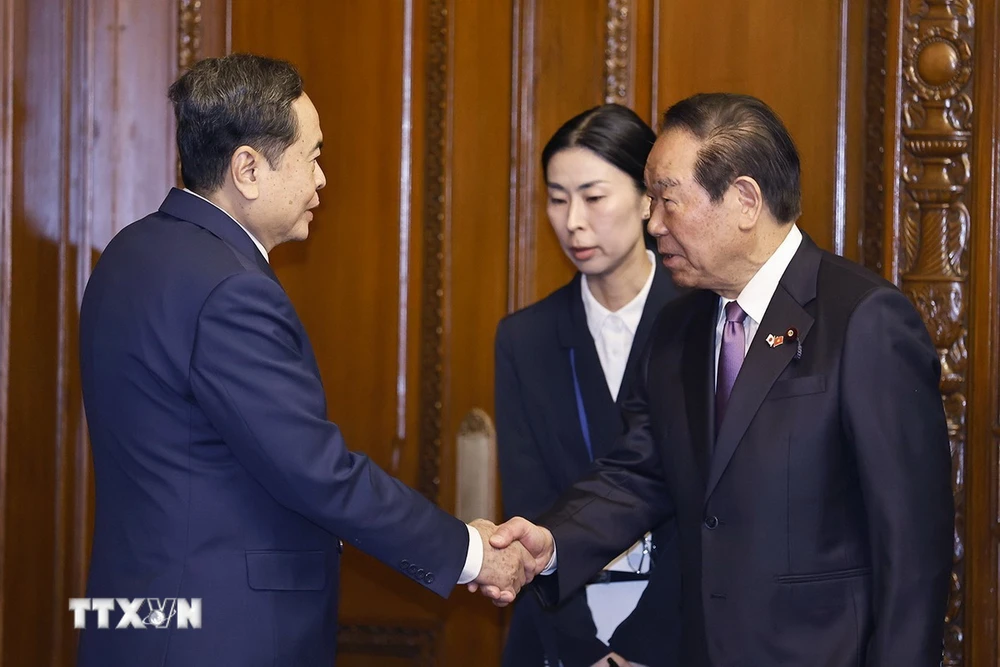 Chủ tịch Quốc hội Trần Thanh Mẫn hội đàm với Chủ tịch Hạ viện Nhật Bản Chủ tịch Quốc hội Trần Thanh Mẫn hội đàm với Chủ tịch Hạ viện Nhật Bản