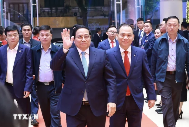 Thủ tướng Phạm Minh Ch&iacute;nh đến dự Lễ trao giải VinFuture 2024.