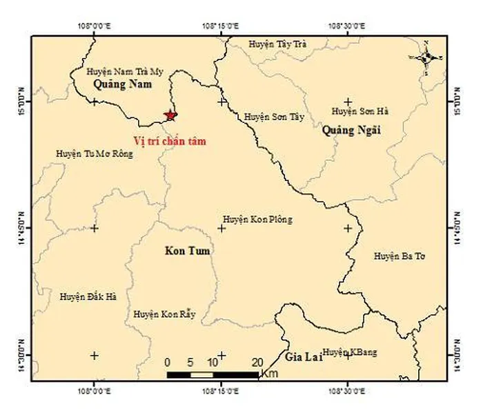 Động đất vẫn tiếp diễn, Quảng Nam chỉ đạo ứng phó