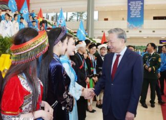 Tổng Bí thư dự Phiên trọng thể Đại hội Hội Liên hiệp Thanh niên Việt Nam lần 9