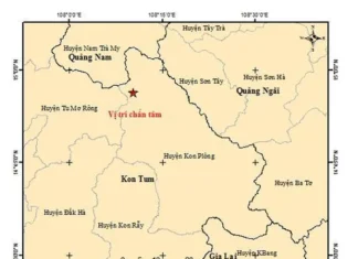 Hàng loạt trận động đất ở Kon Tum gây rung lắc diện rộng
