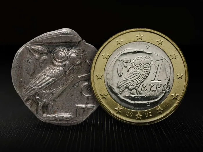 Lịch sử đáng kinh ngạc của hình tượng trên đồng xu 1 euro Hy Lạp