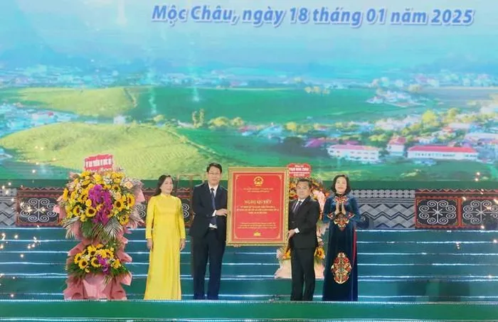 Sơn La: Lễ công bố Nghị quyết về thành lập thị xã Mộc Châu