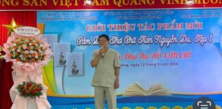 Cảm dịch thơ chữ Hán Nguyễn Du - Quyển 1:[Kỳ VIII] - Tác giả: Nhà thơ Hồ Văn Chi