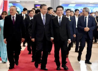 Tổng Bí thư Tô Lâm dự diễn đàn quốc gia phát triển doanh nghiệp công nghệ số