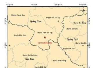 Động đất 3.5 độ ở Quảng Nam gây rung lắc Động đất 3.5 độ ở Quảng Nam gây rung lắc