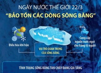 Ngày Nước Thế giới 22/3: 'Bảo tồn các dòng sông băng'