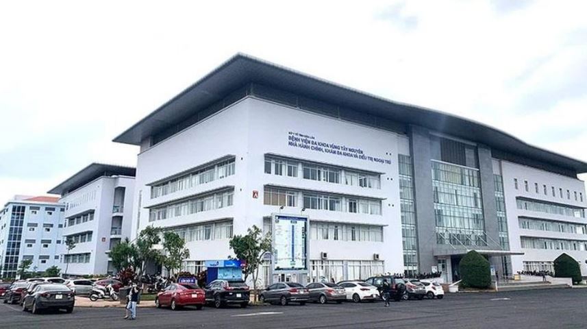 Bệnh viện đa khoa vùng Tây Nguyên, bệnh viện lớn nhất vùng Tây Nguyên hiện nay.