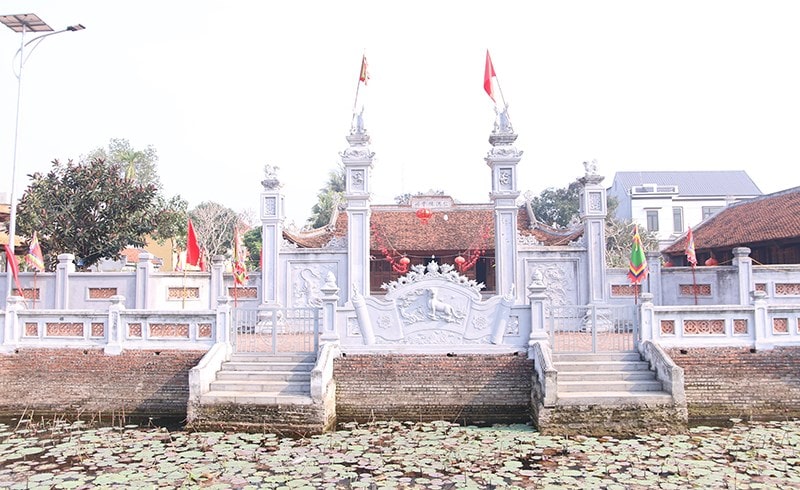 Đền thờ Lê Văn Hưu tại xã Thiệu Trung, huyện Thiệu Hóa
