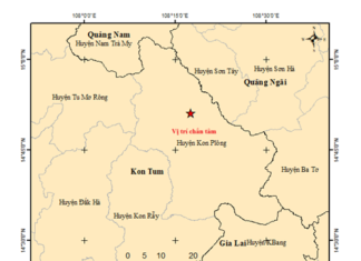 Sáng nay Kon Tum xảy ra liên tiếp 3 trận động đất Sáng nay Kon Tum xảy ra liên tiếp 3 trận động đất