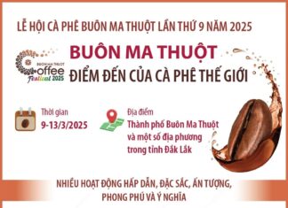 [Infographic]: Lễ hội Cà phê Buôn Ma Thuột lần thứ 9 - Điểm đến của càphê thế giới