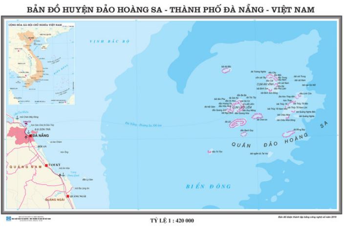Bản đồ Hoàng Sa.