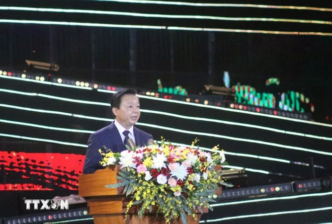 Phó Thủ tướng Chính phủ Trần Hồng Hà phát biểu tại Lễ Khai mạc.