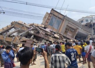 Nạn nhân thiệt mạng trong trận động đất ở Myanmar tăng lên 1.700 người Nạn nhân thiệt mạng trong trận động đất ở Myanmar tăng lên 1.700 người