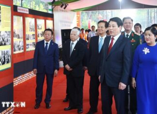 Chủ tịch nước Lương Cường dự Lễ kỷ niệm 50 năm Giải phóng tỉnh Bình Phước