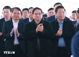 Thủ tướng dự Lễ khởi công xây dựng dự án Đường dây 500KV Lào Cai-Vĩnh Yên