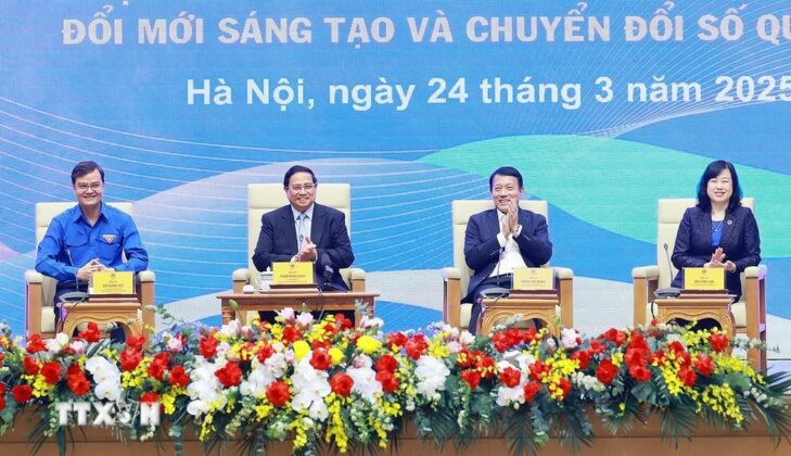Thủ tướng Phạm Minh Ch&iacute;nh đối thoại với thanh ni&ecirc;n Việt Nam năm 2025