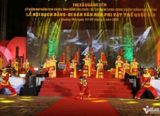 Lễ hội Bạch Đằng là lễ hội cấp thị xã cuối cùng của Quảng Ninh Lễ hội Bạch Đằng là lễ hội cấp thị xã cuối cùng của Quảng Ninh