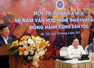 Hội thảo khoa học '50 năm Văn học nghệ thuật Việt Nam đồng hành cùng dân tộc'