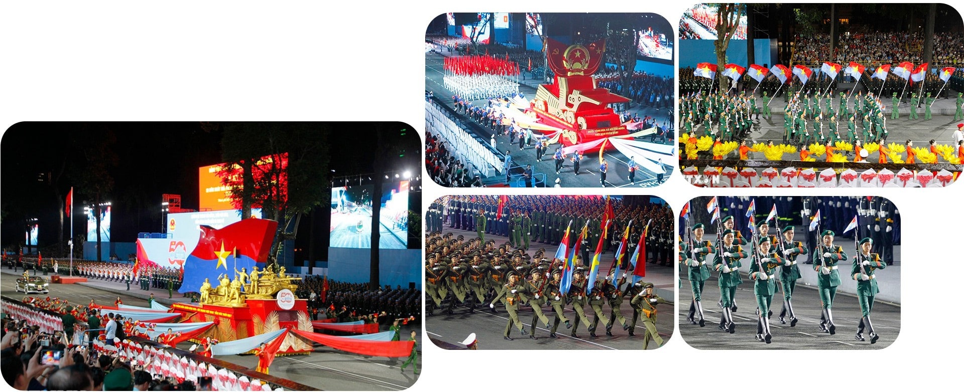 Nghi thức diễu binh, diễu hành tại sơ duyệt Lễ diễu binh, diễu hành kỷ niệm 50 năm Ngày Giải phóng miền Nam thống nhất đất nước, ngày 25.4.2025