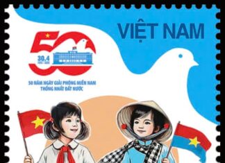 Phát hành bộ tem đặc biệt kỷ niệm 50 năm Ngày Giải phóng miền Nam, thống nhất đất nước