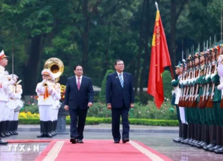 Thủ tướng Phạm Minh Chính chủ trì lễ đón chính thức Thủ tướng Nhật Bản
