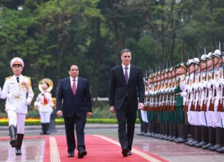 Thủ tướng Phạm Minh Chính chủ trì Lễ đón Thủ tướng Tây Ban Nha