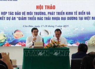 Hợp tác bảo vệ môi trường, phát triển kinh tế biển và giảm rác thải nhựa