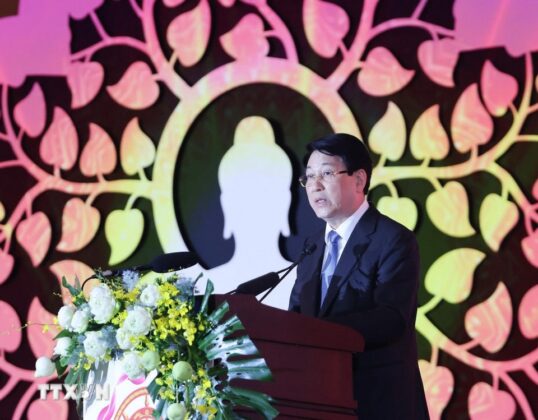 Chủ tịch nước Lương Cường ph&aacute;t biểu tại Lễ khai mạc Đại lễ Phật đản Li&ecirc;n hợp quốc lần thứ 20 - Vesak 2025.