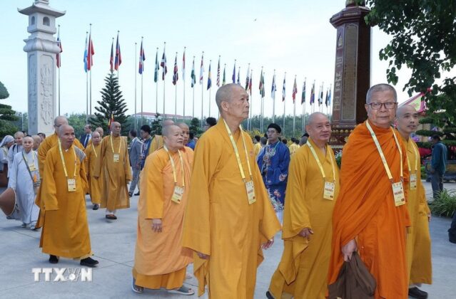 Sư tăng, Đại biểu Phật gi&aacute;o c&aacute;c nước dự Lễ khai mạc Đại lễ Vesak Li&ecirc;n hợp quốc năm 2025.
