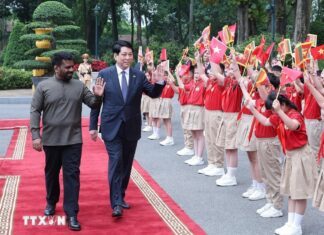 Chủ tịch nước Lương Cường chủ trì Lễ đón chính thức Tổng thống Sri Lanka