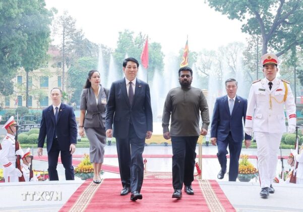 Chủ tịch nước Lương Cường chủ tr&igrave; Lễ đ&oacute;n ch&iacute;nh thức Tổng thống Sri Lanka Anura Kumara Dissanayaka thăm cấp Nh&agrave; nước đến Việt Nam.