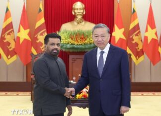 Tổng Bí thư Tô Lâm tiếp Tổng thống Sri Lanka Anura Kumara Dissanayaka