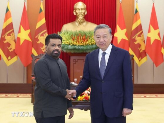 Tổng B&iacute; thư T&ocirc; L&acirc;m tiếp Tổng thống Sri Lanka Anura Kumara Dissanayaka