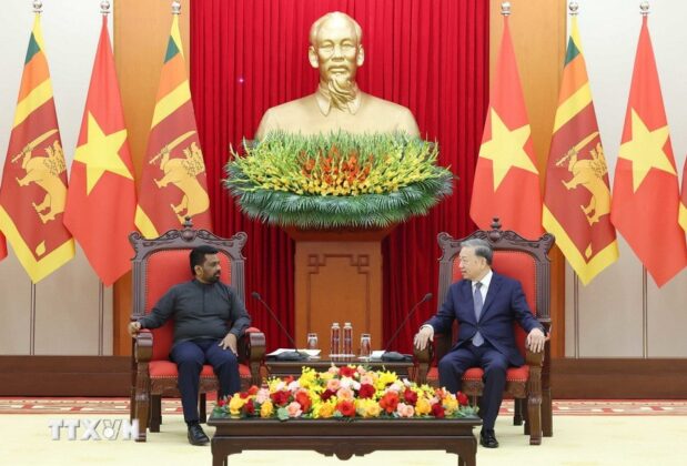 Tổng B&iacute; thư T&ocirc; L&acirc;m tiếp Tổng thống Sri Lanka Anura Kumara Dissanayaka.