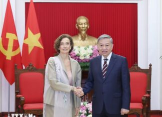 Tổng Bí thư Tô Lâm tiếp Tổng Giám đốc UNESCO Audrey Azoulay