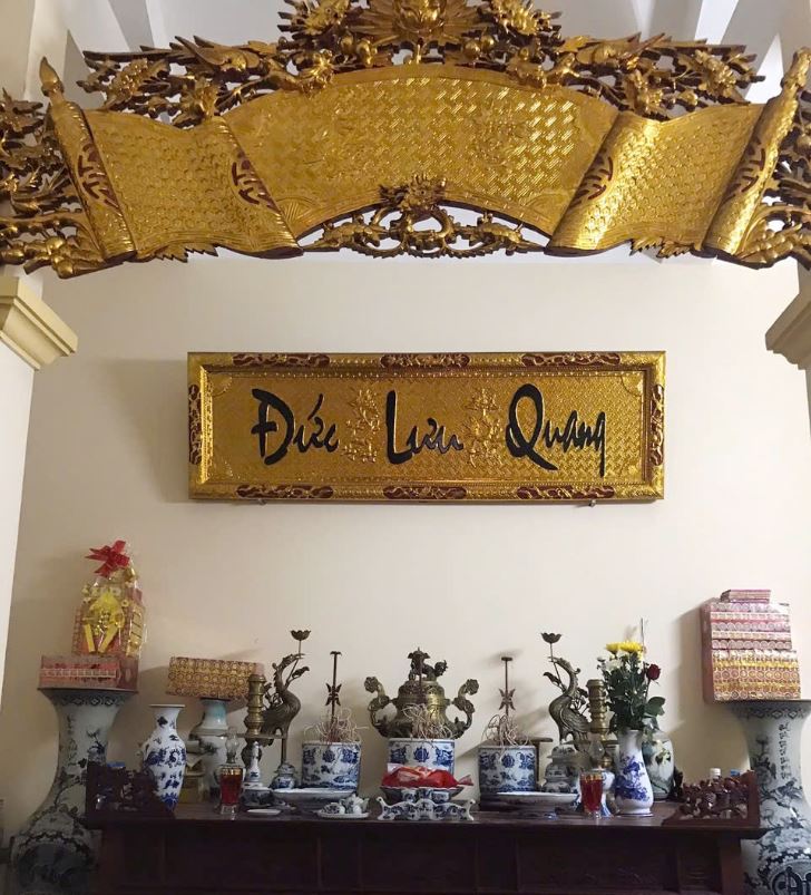 Ban thờ dòng họ chi V, Họ Vũ làng Mộ Trạch