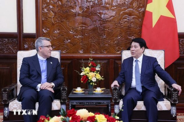 Chủ tịch nước Lương Cường tiếp Đại sứ Iran tại Việt Nam Ali Akbar Nazari đến ch&agrave;o từ biệt.