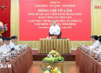Tổng Bí thư làm việc với Ban Thường vụ Tỉnh ủy Nam Định, Hà Nam, Ninh Bình