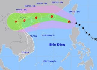Bão số 3 Wipha 2025: Di chuyển nhanh, hoàn lưu rộng, có thể giật cấp 15 Bão số 3 Wipha 2025: Di chuyển nhanh, hoàn lưu rộng, có thể giật cấp 15