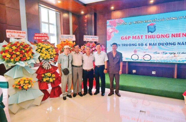 Ảnh chụp năm 2024 tại TP. Tam Kỳ c&aacute;c anh HSMN