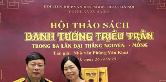 Danh tướng triều Trần trong ba lần đại thắng Nguyên Mông: Một cuốn sách ý nghĩa – Tác giả: Bùi Thanh Hà Danh tướng triều Trần trong ba lần đại thắng Nguyên Mông: Một cuốn sách ý nghĩa - Tác giả: Bùi Thanh Hà