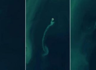 Vệ tinh NASA phát hiện 'đảo ma' kỳ lạ giữa biển Caspi